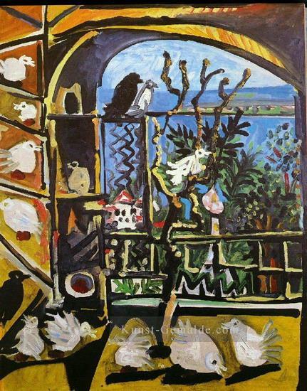 L atelier Les tauben I 1957 Kubismus Pablo Picasso Ölgemälde